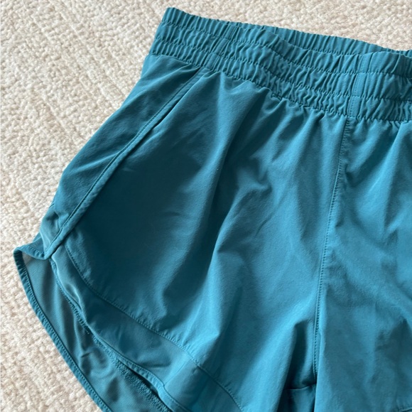 Athleta Teal Athletic Shorts for Women - Picture 3 of 9